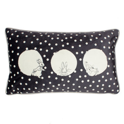 Peter Rabbit™ Spot Me Velvet Piped Cushion Cover - image 1