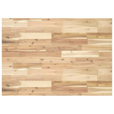 Berkfield Desk Top Untreated 100X70X4 Cm Solid Wood Acacia - image 1