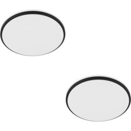 Loops 2 Pack Stylish Modern White Led Ceiling Light For Indoor Spaces - Perfect For Any Room - thumbnail 1