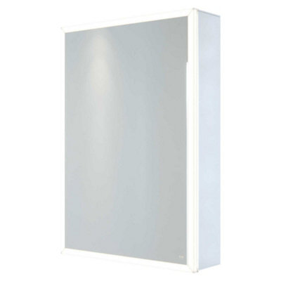 RAK Ceramics Rak Pisces 500X700mm Rectangular Led Illuminated Bathroom Mirror Cabinet With Ir Sensor & Demister