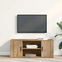 Walplus Tv Cabinet Artisan Oak 100 X 35 X 40 Cm Engineered Wood - thumbnail 4