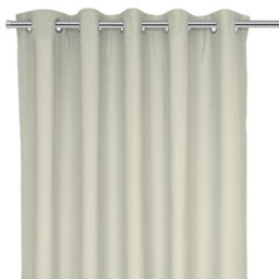 GoodHome Hiva Beige Solid Dyed Lined Eyelet Curtain (W)167Cm (L)228Cm, Pair - thumbnail 1