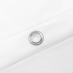 Neel Blue Peva Shower Curtains Frosty White Shower Curtain Liner Mould & Mildew  With 12 Curtain - thumbnail 5