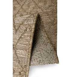 Melrose Summer Culture Patterned Latte Low Pile Height 3mm Indoor Outdoor Large Area Rug - 160/230Cm - thumbnail 4