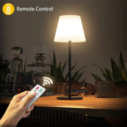 Garden Furniture Centre Rgb Solar Table Lamp Rechargeable Led Light For Indoor And Outdoor Use Usb Charging Dimmable - thumbnail 2