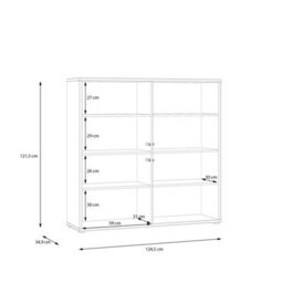 Furniture To Go Alice Springs 4 Door Large Storage Cabinet With Push-To-Open Doors In Terracotta - thumbnail 8
