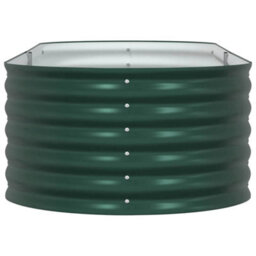 Berkfield Garden Raised Bed Green 240 X 80 X 44 Cm Steel - thumbnail 7
