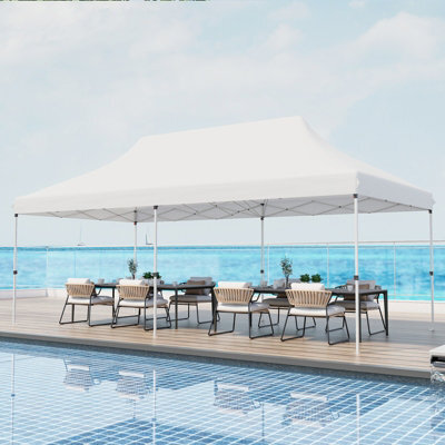 Costway 3M X 6M Pop-Up Canopy Tent Folding Instant Sun Shelter W/ Carrying Bag - image 1