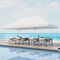 Costway 3M X 6M Pop-Up Canopy Tent Folding Instant Sun Shelter W/ Carrying Bag - thumbnail 1