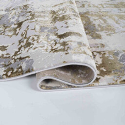 Styra Modern Living Room Rug - Abstract Area Rugs Gold 200X290 Cm - thumbnail 2