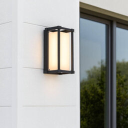 Edit Andros Led Outdoor Flush Wall Light Dark Grey