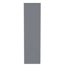 Taunton 2 Door Wardrobe In Uniform Grey & Dusk Grey (Ready Assembled) - thumbnail 2