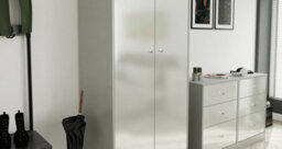 Taunton 2 Door Wardrobe In Uniform Grey & Dusk Grey (Ready Assembled) - thumbnail 6