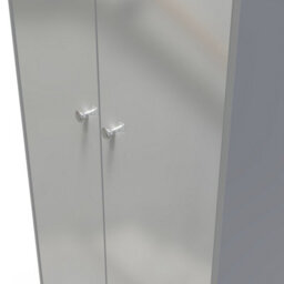 Taunton 2 Door Wardrobe In Uniform Grey & Dusk Grey (Ready Assembled) - thumbnail 4