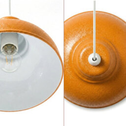 Orange Light Shade Ceiling,metal Textured Lampshades For Ceiling Lights Easy Fit Pendant Lamp Shades For Bedroom,hallway - thumbnail 8