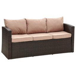 Home Detail Paloma Rattan Garden Sofa Set, Brown Rattan - thumbnail 4