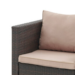 Home Detail Paloma Rattan Garden Sofa Set, Brown Rattan - thumbnail 5