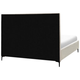 Beliani Ottoman Bed Boucle Sezanne 180 X 200 Cm (Eu Super King) Off-White - thumbnail 9