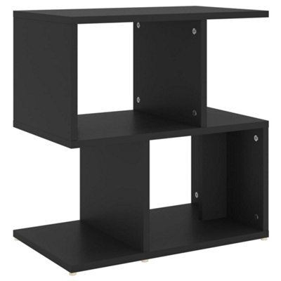 Vidaxl Bedside Cabinet Black 50X30X51.5 Cm Engineered Wood Bedside Cabinets - image 1