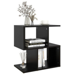 Vidaxl Bedside Cabinet Black 50X30X51.5 Cm Engineered Wood Bedside Cabinets - thumbnail 4