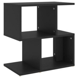 Vidaxl Bedside Cabinet Black 50X30X51.5 Cm Engineered Wood Bedside Cabinets - thumbnail 2