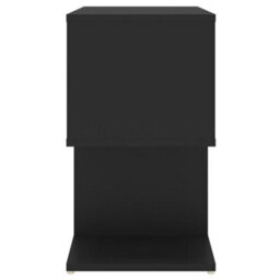 Vidaxl Bedside Cabinet Black 50X30X51.5 Cm Engineered Wood Bedside Cabinets - thumbnail 8