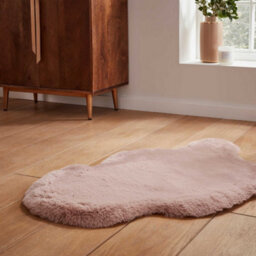 Rose Plain Shaggy Luxurious , Modern Rug For Living Room And Bedroom-60Cm X 180Cm - thumbnail 2