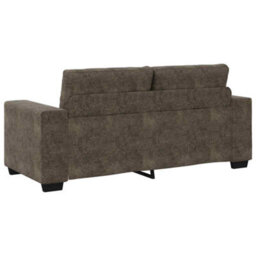Vidaxl Loveseat Sofa With Cushion Dark Grey Artificial Leather - thumbnail 6