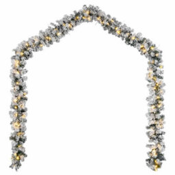 Walplus Christmas Garland With Led Lights Green 20 M Pvc - thumbnail 4