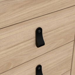 Wyld Haus Wildberry Natural Oak Bedside Table, 3 Drawers - thumbnail 8