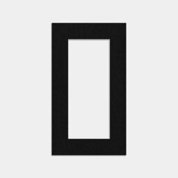 Ak Frames 16X9 Black Picture Mounts To Fit 12X5 Aperture Size - Mount Board Only (No Frame Included) - thumbnail 1