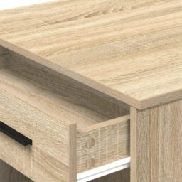 Berkfield Desk With Drawer And Shelf Sonoma Oak 102X62X77.5 Cm Engineered Wood - thumbnail 8