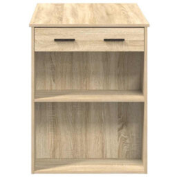 Berkfield Desk With Drawer And Shelf Sonoma Oak 102X62X77.5 Cm Engineered Wood - thumbnail 6