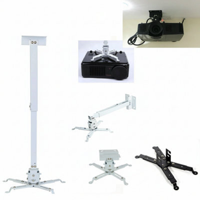 Universal Projector Ceiling Wall Mount Bracket Tilt Extendable Adjustable - image 1