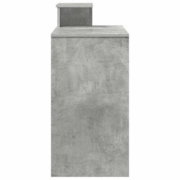 Berkfield Grey Computer Desk Concrete Grey - thumbnail 6