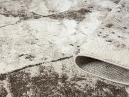 Eleanor Modern Embossed Contemporary Living Room Area Rug - Slate Design,mocha,80 X 150 Cm - thumbnail 3