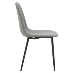 Orsina Modern Design Mink Fabric Dining Chair, Contemporary Modern Dining Chair, Comfortable Sturdy Modern Chair - thumbnail 3
