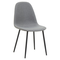 Orsina Modern Design Mink Fabric Dining Chair, Contemporary Modern Dining Chair, Comfortable Sturdy Modern Chair - thumbnail 2