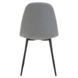 Orsina Modern Design Mink Fabric Dining Chair, Contemporary Modern Dining Chair, Comfortable Sturdy Modern Chair - thumbnail 4