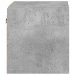 Walplus Tv Wall Cabinet With Led Lights Concrete Grey 30X28.5X30 Cm - thumbnail 9