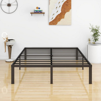 Strong Single Double King Bed Metal Bed Frame Bedroom Furniture - image 1