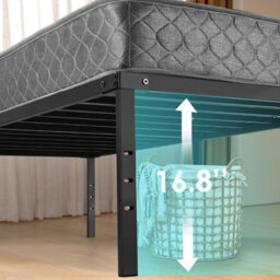 Strong Single Double King Bed Metal Bed Frame Bedroom Furniture - thumbnail 5