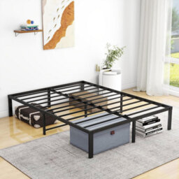 Strong Single Double King Bed Metal Bed Frame Bedroom Furniture - thumbnail 4