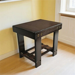 Step Stool Bamboo Wooden Multi Purpose With A Storage Shelf - thumbnail 3