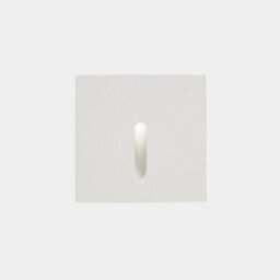 Luminosa Lighting Luminosa Bat Outdoor Led Recessed Wall Light Square White Ip65 2.2W 2700K