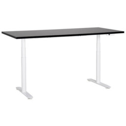Beliani Electric Adjustable Standing Desk Destinas Black/ White 180 Cm 80 Cm - thumbnail 1