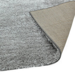 Silver Plain Luxurious Shaggy Modern Easy To Clean Rug For Living Room And Bedroom-80Cm X 150Cm - thumbnail 3