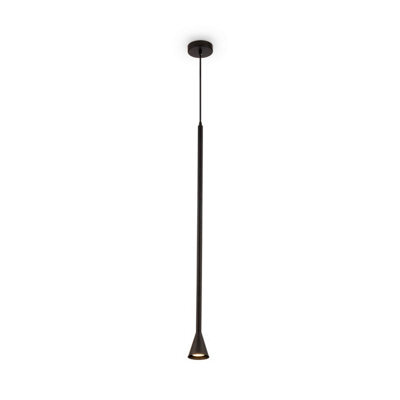 Luminosa Lighting Luminosa Maytoni Arrow Slim Pendant Ceiling Light Black Gu10 - image 1