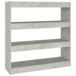 Berkfield Book Cabinet/room Divider Concrete Grey 100X30X103 Cm - thumbnail 2