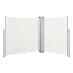 Walplus Retractable Side Awning Garden Sun Shade Canopy Gazebo For Back Door, Porch, Patio Cream 100X600 Cm - thumbnail 2